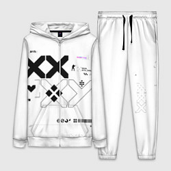 Женский костюм Desert Eagle: Printstream White