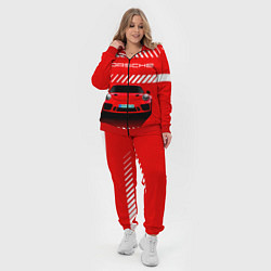 Женский 3D-костюм PORSCHE ПОРШЕ RED STYLE, цвет: 3D-красный — фото 2