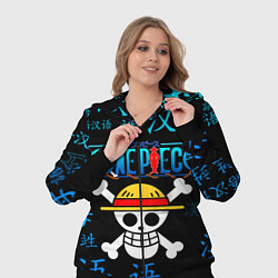 Женский 3D-костюм ONE PIECE ВАН ПИС ИЕРОГЛИФ, цвет: 3D-черный — фото 2