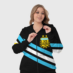 Женский 3D-костюм Сборная Аргентины, цвет: 3D-черный — фото 2