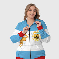 Женский 3D-костюм Сборная Аргентины, цвет: 3D-красный — фото 2