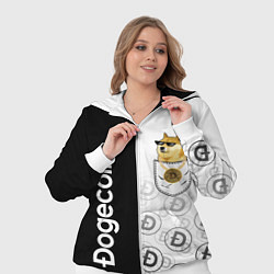 Женский 3D-костюм DOGECOIN DOGE КАРМАН, цвет: 3D-белый — фото 2