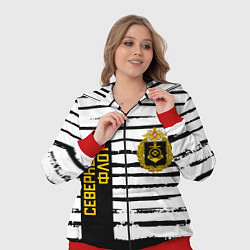 Женский 3D-костюм СЕВЕРНЫЙ ФЛОТ ТЕЛЬНЯШКА ВМФ, цвет: 3D-красный — фото 2