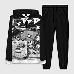 Женский 3D-костюм Initial d, цвет: 3D-белый