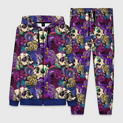 Женский костюм Психоделика - черепа и грибы