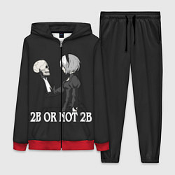 Женский 3D-костюм 2B OR NOT 2B, цвет: 3D-красный