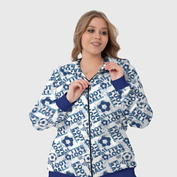 Женский 3D-костюм FOOTBALL, цвет: 3D-синий — фото 2