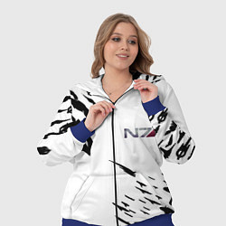 Женский 3D-костюм MASS EFFECT ПОСЛЕДНИЙ БОЙ БЕЛ, цвет: 3D-синий — фото 2