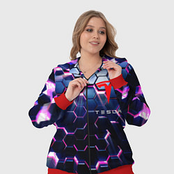 Женский 3D-костюм TESLA СОТЫ, цвет: 3D-красный — фото 2