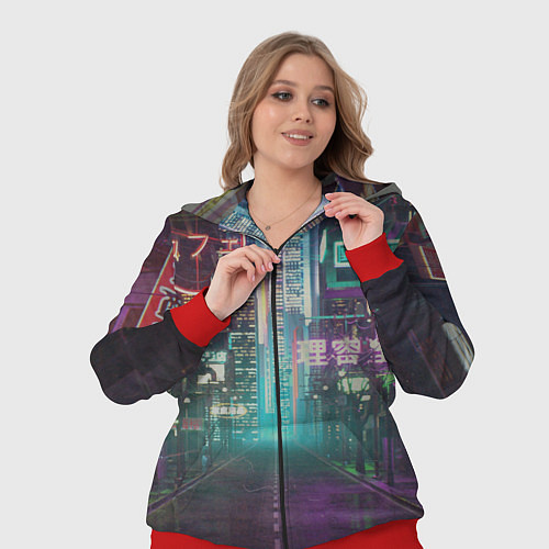 Женский костюм Neon Tokyo / 3D-Красный – фото 3