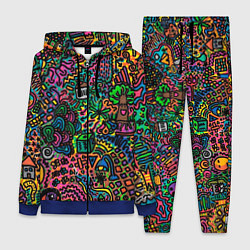 Женский костюм Кислотные узоры психоделика
