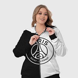 Женский 3D-костюм ФК ПСЖ PSG BLACK & WHITE, цвет: 3D-черный — фото 2