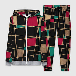 Женский 3D-костюм Модный абстрактный узор, цвет: 3D-меланж