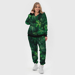 Женский 3D-костюм Тропическая листва Тропики Z, цвет: 3D-черный — фото 2