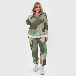 Женский 3D-костюм Камуфляж хаки армейский, цвет: 3D-белый — фото 2