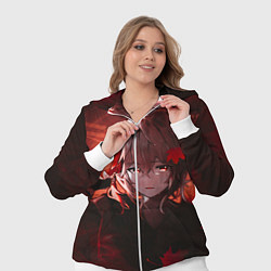 Женский 3D-костюм Кадзуха в кленовых листьях, цвет: 3D-белый — фото 2