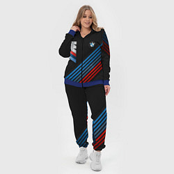 Женский 3D-костюм BMW STRIPE, цвет: 3D-синий — фото 2