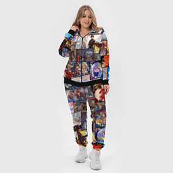 Женский 3D-костюм Геншин импакт, персонажи, цвет: 3D-черный — фото 2