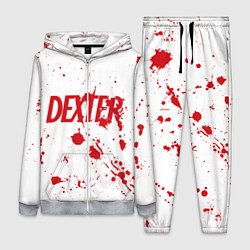 Женский 3D-костюм Dexter logo Декстер брызги крови, цвет: 3D-меланж