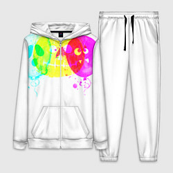 Женский 3D-костюм Призраки Хэллоуина полиэстер, цвет: 3D-белый