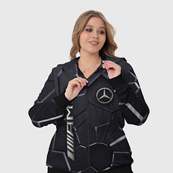 Женский 3D-костюм Mercedes AMG 3D плиты, цвет: 3D-черный — фото 2