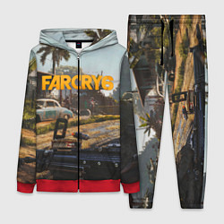 Женский 3D-костюм Far Cry 6 game art, цвет: 3D-красный
