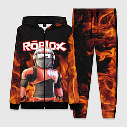 Женский 3D-костюм ROBLOX FIRE РОБЛОКС ОГОНЬ ПОЖАРНЫЙ, цвет: 3D-черный