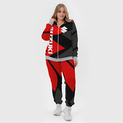 Женский 3D-костюм SUZUKI СУЗУКИ RED LOGO, цвет: 3D-меланж — фото 2