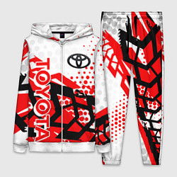 Женский 3D-костюм Toyota Тойота, цвет: 3D-белый