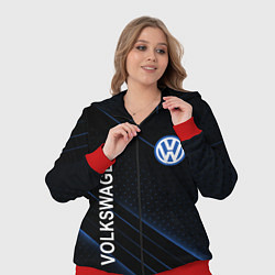 Женский 3D-костюм Volkswagen, sport, цвет: 3D-красный — фото 2