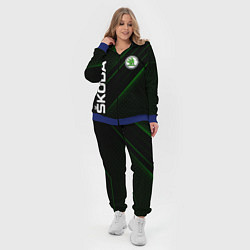 Женский 3D-костюм SKODA, ШКОДА, цвет: 3D-синий — фото 2