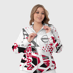 Женский 3D-костюм Nissan Ниссан, цвет: 3D-белый — фото 2