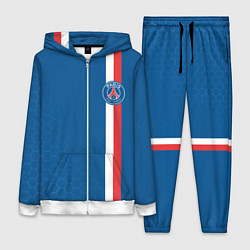 Женский 3D-костюм PSG SPORT STRIPES UNIFORM, цвет: 3D-белый
