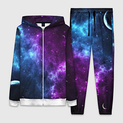 Женский 3D-костюм NEON GALAXY НЕОНОВЫЙ КОСМОС, цвет: 3D-белый