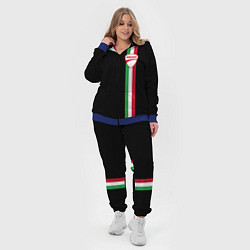 Женский 3D-костюм DUCATI MOTOCYCLE ITALY LINE, цвет: 3D-синий — фото 2