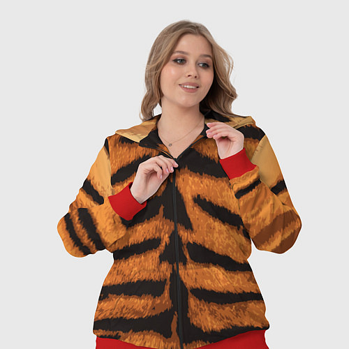 Женский костюм ТИГРИНАЯ ШКУРА / 3D-Красный – фото 3