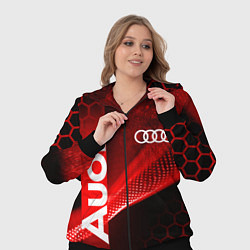 Женский 3D-костюм AUDI АУДИ SPORT СПОРТ RED AND BLACK, цвет: 3D-черный — фото 2