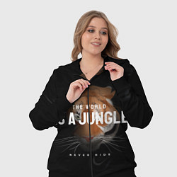 Женский 3D-костюм Тигр Мир - это джунгли никогда не прячься, цвет: 3D-черный — фото 2