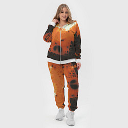 Женский 3D-костюм Коллекция Journey Оранжевый взрыв 126-3 2, цвет: 3D-белый — фото 2