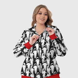 Женский 3D-костюм Хищные Рыбы, цвет: 3D-красный — фото 2