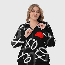 Женский 3D-костюм The Weeknd - XO, цвет: 3D-черный — фото 2