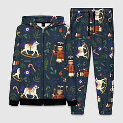 Женский 3D-костюм Щелкунчик паттерн с лошадкой, цвет: 3D-черный