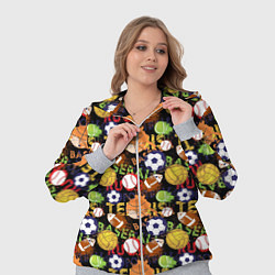 Женский 3D-костюм Разные Спортивные Мячи, цвет: 3D-меланж — фото 2