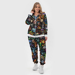 Женский 3D-костюм DOTA 2 ВСЕ ПЕРСОНАЖИ В ЦВЕТЕ, цвет: 3D-белый — фото 2