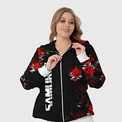 Женский 3D-костюм КИБЕРПАНК 2077 SAMURAI CYBERPUNK 2077, цвет: 3D-белый — фото 2