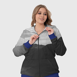 Женский 3D-костюм ТЕМНЫЕ ГОРЫ, цвет: 3D-синий — фото 2