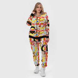 Женский 3D-костюм УТЯ УТОЧКА ЛАЛАФАНФАН ПАТТЕРН, цвет: 3D-черный — фото 2