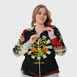 Женский 3D-костюм Кобра Кай Сериал Нетфликс Гранж, цвет: 3D-меланж — фото 2