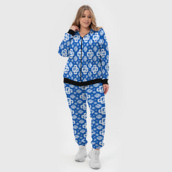 Женский 3D-костюм Blue Pattern Dope Camo Dope Street Market, цвет: 3D-черный — фото 2