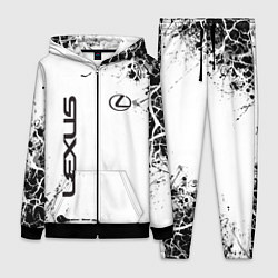 Женский 3D-костюм Lexus texture Трещины, цвет: 3D-черный